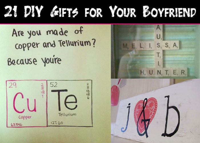 diy gift ideas for boyfriend