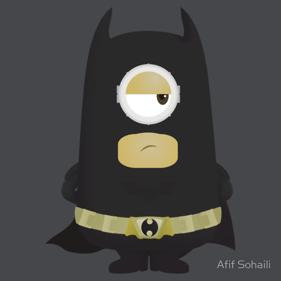 batman minion shirt