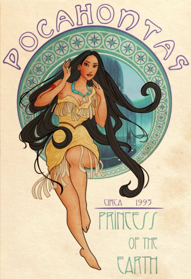 disney_art_nouveau__pocahontas_by_wickfield-d5ul988