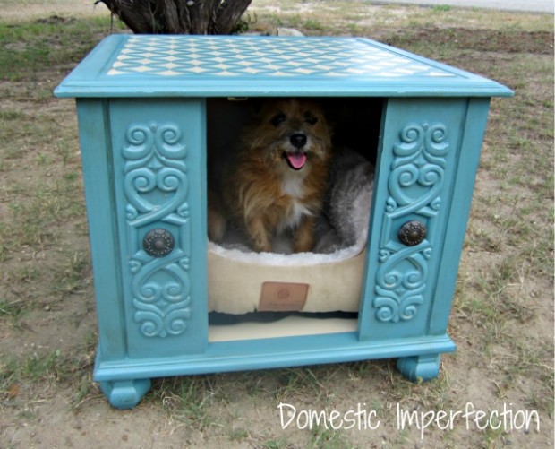 dog bed end table